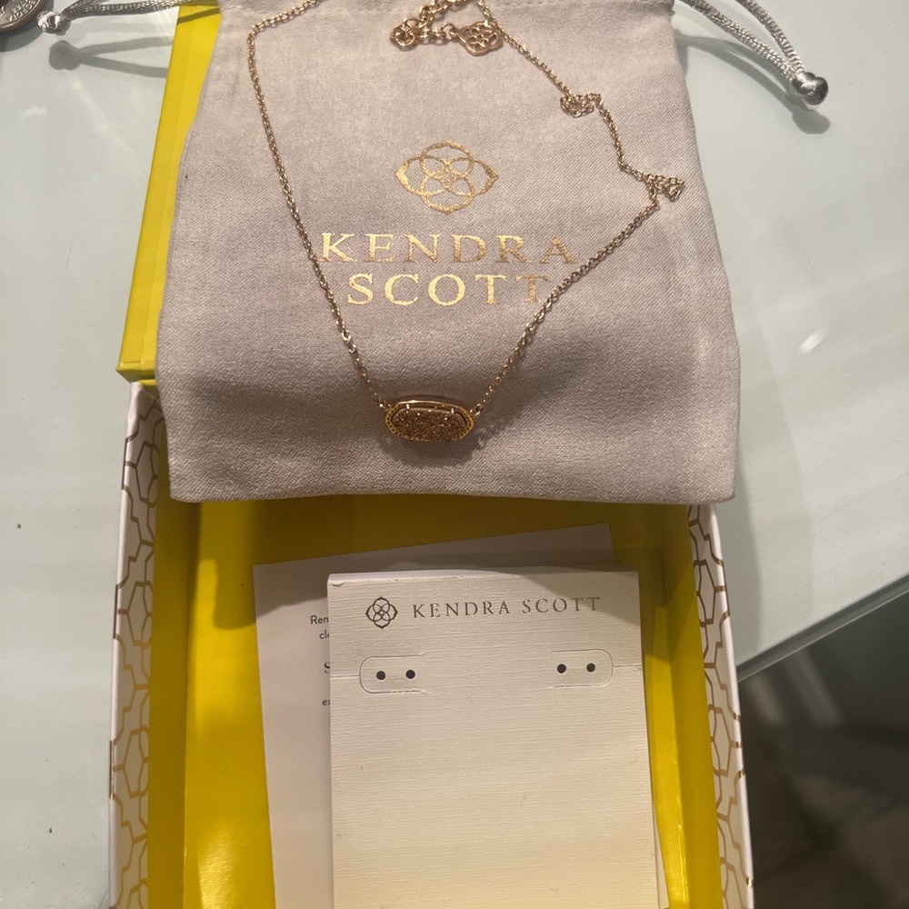 Kendra Scott Rose Gold Necklace